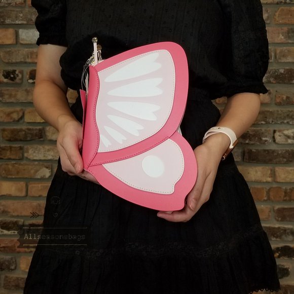 Kate Spade ENCHANTED Forest Butterfly Bonnie BAG - Picture 5 of 9